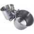 2 Stainless Steel Cups